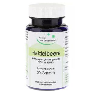 Heidelbeer Pulver 50 g Antioxidantien Bioaktive Verbindungen Heilpflanzen & Wildkräuter